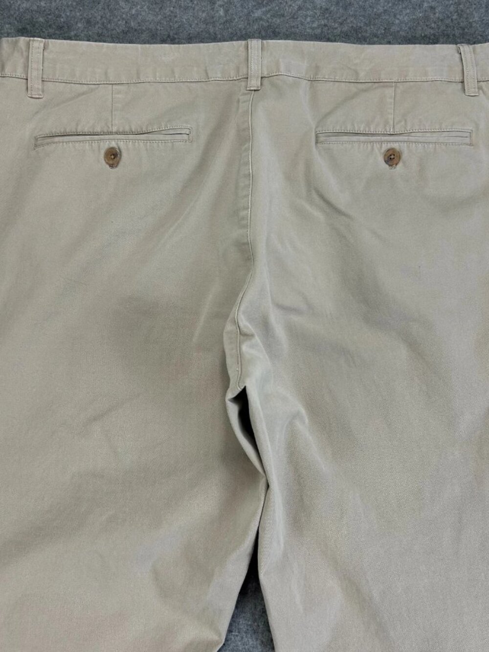 Bonobos Straight Chino Pants Mens 40x32 Light Beige Flat Front Preppy Comfort - Picture 5 of 16